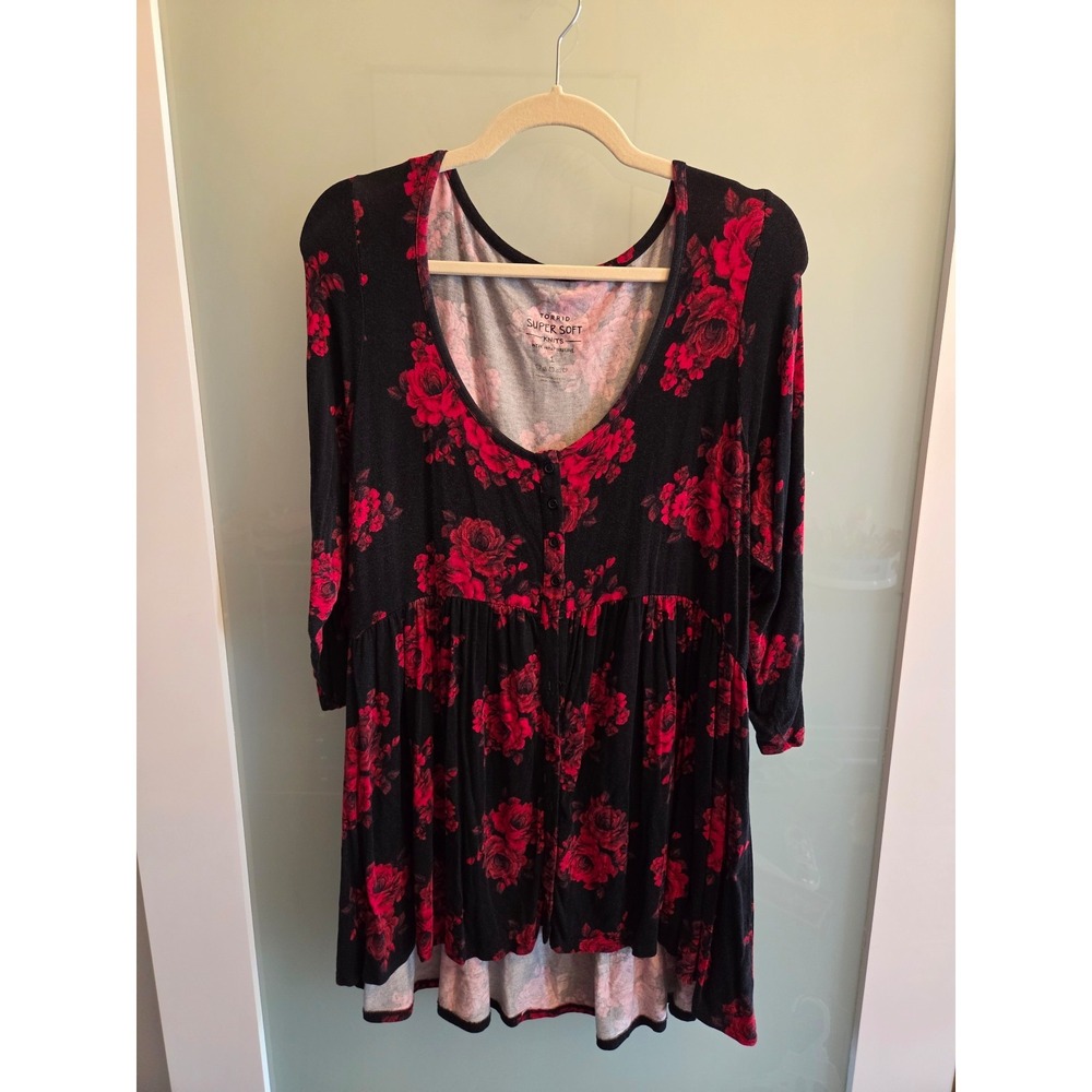 Torrid women's soft knit tunic‎ size 1